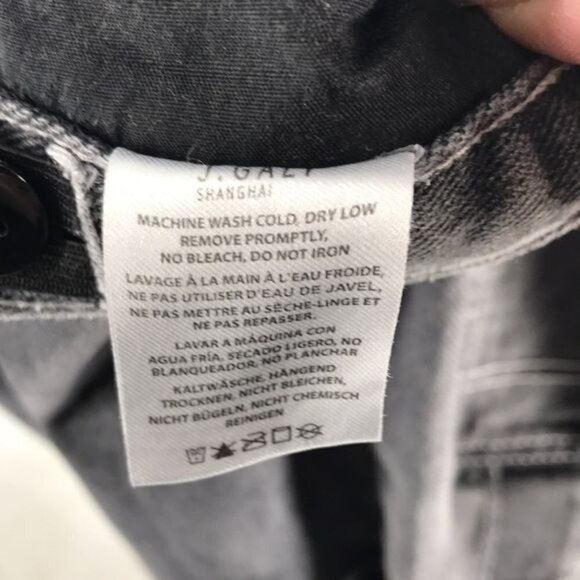 J.Galt Straight Mom Jeans Gray Size Small - Picture 9 of 13